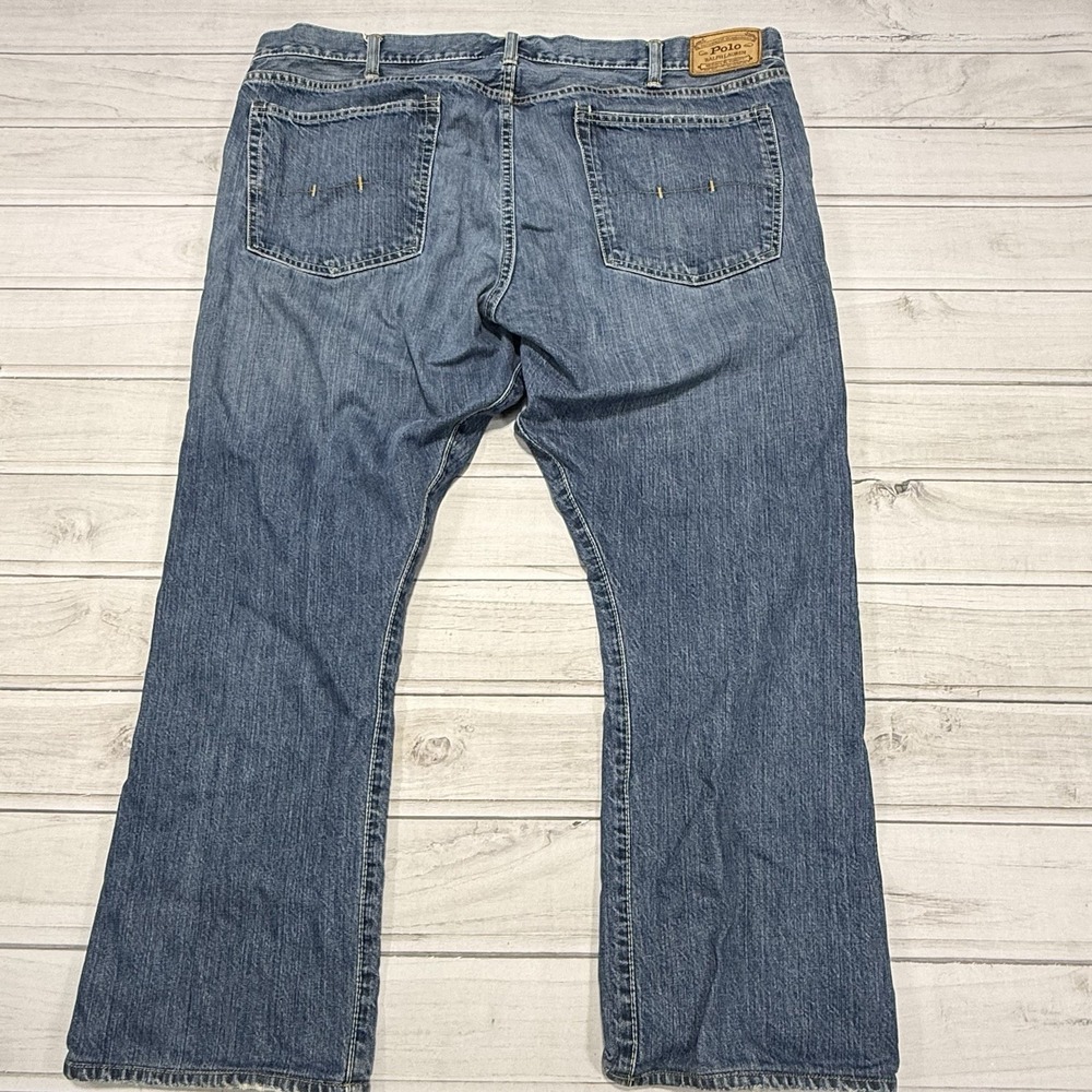 Polo Ralph Lauren Jeans Mens 44x27 Blue Dungarees Denim Pants RL